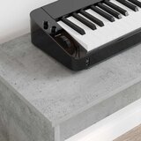  Stalak za klavijaturu Betonski sivi 120 x 32 x 64 cm | shoptok.hr