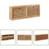 The Living Store Klop za shranjevanje čevljev 94x20x38 cm trdna orehovina - Organizator Čevljev, (21744398) Cene