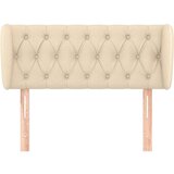  Uzglavlje s ušima krem 93x23x78/88 cm od tkanine | shoptok.hr