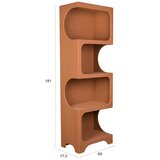 Dutchbone Regal v barvi terakote 60x181x37 cm Dundee – | Shoptok.si