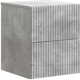  Stenski nočni omarici 2 pcs Betonsko siva 33 x 34,5 x 40 cm, (5000209933) | Shoptok.si