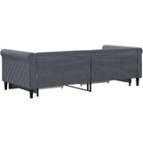vidaXL Dnevni krevet na razvlačenje i ladice tamnosivi 90 x 200 cm | shoptok.hr