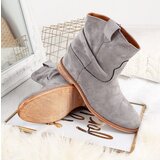 Resti Gray cowboy boots on a wedge Bertold - Footwear | Shoptok.si