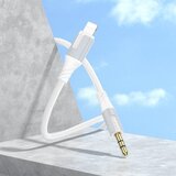 Borofone KABEL BL19 CREATOR – PRIKLJUČEK 3,5 MM ZA LIGHTNING – 1 M BEL | Shoptok.si