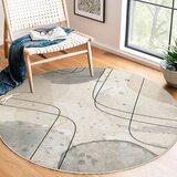 Mila Home bež pralna okrogla preproga ø 120 cm simple lines – | Shoptok.si