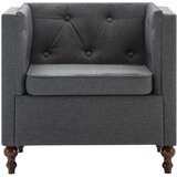  Naslanjač temno sivo blago | Shoptok.si