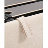 Kave Home Bež tapecirani bračni krevet od šenila s prostorom za odlaganje s podnicom 180x200 cm Dafra – | shoptok.hr