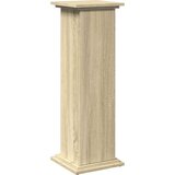 vidaXL Stalak za izložbu s pohranom boja hrasta 31x30x90 cm drveni | shoptok.hr