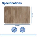 Wenko Kupaonska prostirka od dijatomita u tamnoj prirodnoj boji 39x60 cm Argiri – | shoptok.hr