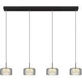 Globo Viseća LED svjetiljka Fogsy (32 W, D x Š x V: 105 x 15 x 150 cm, Crna) | shoptok.hr