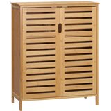 Nesta Kopalni&amp;scaron;ka omarica iz bambusa z 2 lamelnima vratoma, 2 policama, naravna, 68 x 32 x 86 cm, (5000493157) Slike