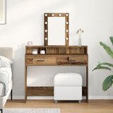 vidaXL toaletna miza star les masiven les 100 x 41 x 140 cm | Shoptok.si