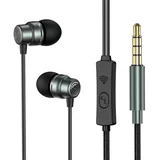 stereo slušalke (YH32) - 3,5 mm vtič z mikrofonom, 1,2 m - črne