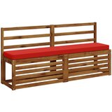  Jastučić za klupu - 1 dio VUGHT 100% poliester Crvena | shoptok.hr