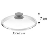 Tescoma Unicover stakleni poklopac za pećnicu, Ø 26 cm | shoptok.hr