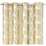 AmeliaHome Bijela/u zlatnoj boji zavjesa za djelomično zamračenje od samta 140x245 cm Golden Leaves – | shoptok.hr