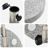  Baza za suncobran Siva Ø 45 x 37.5 cm Granit | shoptok.hr