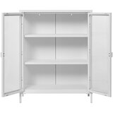 House Nordic Bela kovinska vitrina 80x101 cm Brisbane – | Shoptok.si