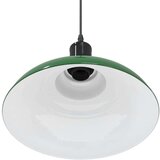 vidaXL Visilica podesiva po visini E27 sjajno zelena Ø 31 cm metal | shoptok.hr