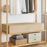 Kutija za spremanje Krem 100 x 50 x 18 cm Netkana tkanina - Krem 1 100 x 50 x 18 cm