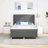  Krevet s opruga kutije Tamno siva 200 x 160 cm tkanina | shoptok.hr