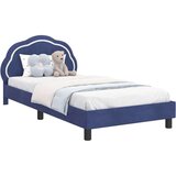  Otroški posteljni okvir z vznožjem Policijska modra 90 x 190 cm, (5000104615) | Shoptok.si