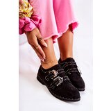 Boto Women's Half Boots With Buckles Lu Boo Black | ePonuda.com