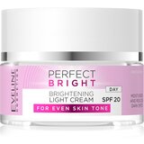 Eveline Cosmetics Perfect Bright Brightening Light Cream krema za posvetljevanje SPF 20 50 ml Cene