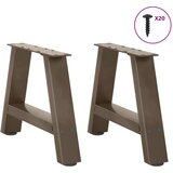  Noge za klub stolić A-oblika 2 kom 40 x (30-31) cm čelik | Eponuda.ba