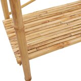  Stalak za odjeću s policom 102 x 50 x 190 cm od bambusa | shoptok.hr