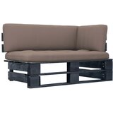  Kutna vrtna sofa od paleta od crno impregnirane borovine | shoptok.hr
