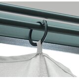  Sjenica sa zastorom 400 x 300 cm krem aluminijum | shoptok.hr
