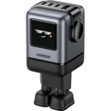 Uno RG Robot GaN mrežni punjač X688 100W (3x USB-C, 1x USB-A) crni
