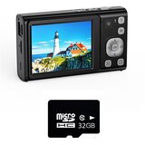 INF 96MP 5K Digitalni Fotoaparat s 6x Optičnim Zoomom, Dvojno Lečo & 32GB TF Kartico, (5000130485) Cene