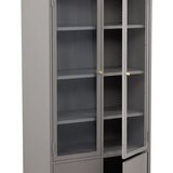 Venture Home vitrina Bakal 40,5 × 190 × 80 cm, svijetlosiva | shoptok.hr