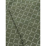 Ombre Men's full print knit shirt - olive | Shoptok.si