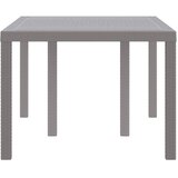 Stol za vrt Svjetlosiva 150 x 100 x 73 cm poliratan | shoptok.hr