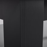 Bessagi Home Raztegljiva Miza Claudio, Temno Siva, Hrast, 160-200x90 | Shoptok.si