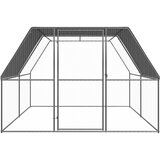  Vanjski kavez za kokoši 3 x 4 x 2 m od pocinčanog čelika | shoptok.hr
