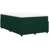 Box spring krevet s madracem tamnozeleni 120x200 cm baršunasti | shoptok.hr