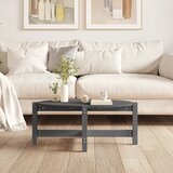  Stolić za kavu sivi 87 x 48 x 35 cm od masivne borovine | shoptok.hr
