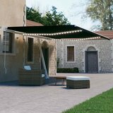  Automatska tenda sa senzorom za vjetar LED 600x300 cm antracit Cijene