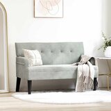  Chesterfield klupa Svijetlo siva 112 x 65,5 x 75 cm Baršun | shoptok.hr