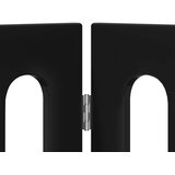  Preklopna ogradica za kućne ljubimce 4 pcs Crni Hrast | shoptok.hr