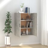 Viseći ormarić siva boja betona 69,5x34x90 cm konstruirano drvo Cijene