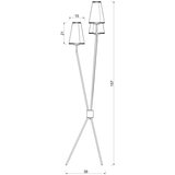  Podna lampa TREFOT 3xE14/15W/230V bež | Eponuda.com