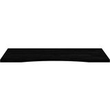 vidaXL Mizna plošča temno rjava 100x50x2,5 cm trdna hrastovina | Shoptok.si
