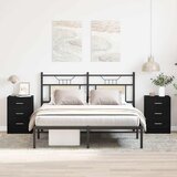 Noćni ormarići 2 kom. crni hrast 38x35x55 cm inženjerski drvo | shoptok.hr