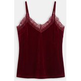 Sinsay Top na naramenice s čipkastim obrubom | shoptok.hr