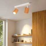  Brilagi - Stropno spot svetlo MODERN WOOD 2xGU10/8W/230V drvo/bela | Eponuda.com